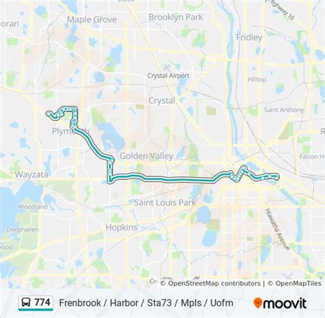 774 bus schedule